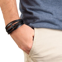 Thumbnail for To My Son, My Pride - Cross Bracelet (S72)