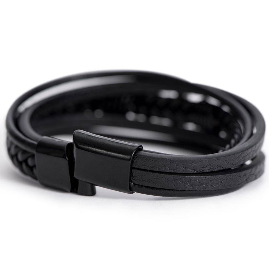 To Our Friend, Never Stop Believing - Cross Bracelet Personalized (F49)