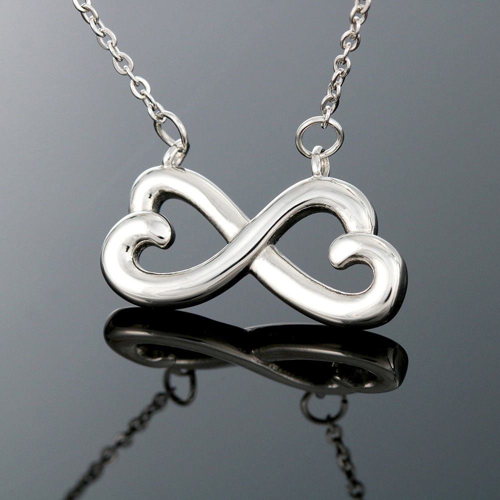 Mom, My Amazing Influence - Infinity Hearts Necklace (MM6)