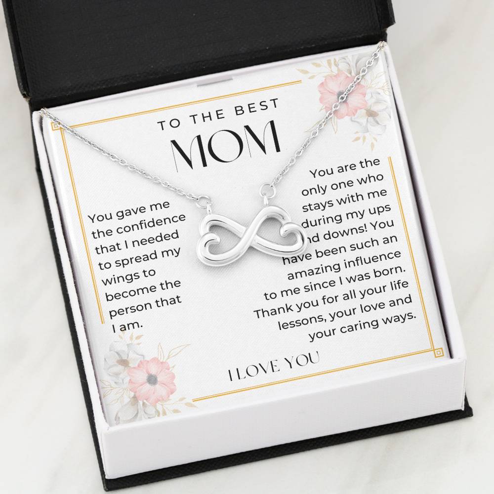 Mom, My Amazing Influence - Infinity Hearts Necklace (MM6)