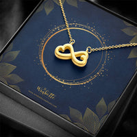 Thumbnail for Infinity Hearts Necklace