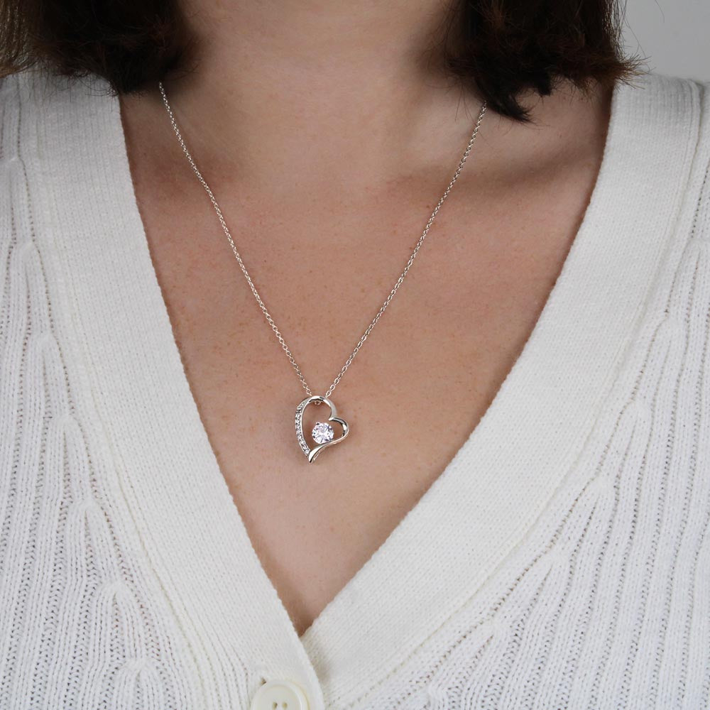 To My Daughter on Your Wedding Day – Forever Love Necklace (D37)