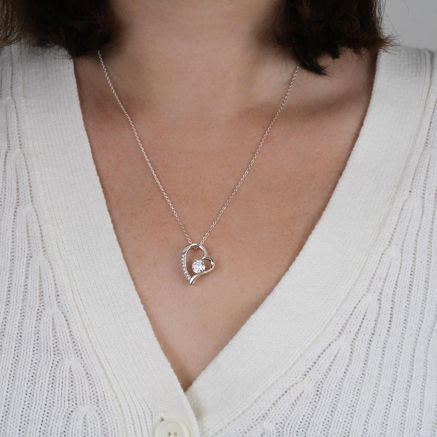 To My Daughter on Your Wedding Day – Forever Love Necklace (D37)