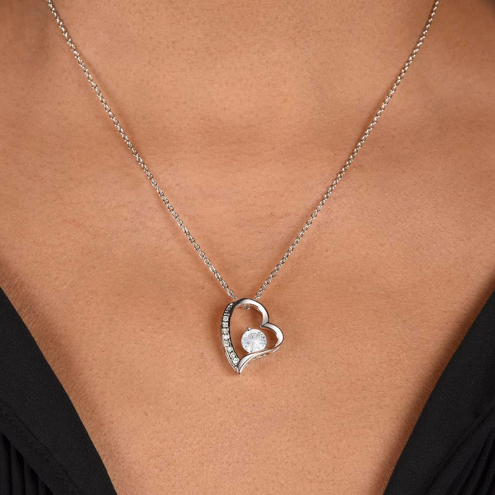 To My Daughter on Your Wedding Day – Forever Love Necklace (D37)