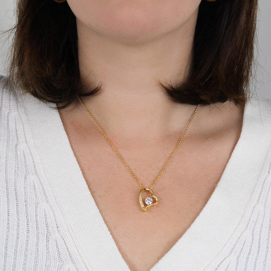 To My Daughter on Your Wedding Day – Forever Love Necklace (D37)
