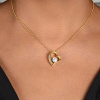 Thumbnail for To My Daughter on Your Wedding Day – Forever Love Necklace (D37)