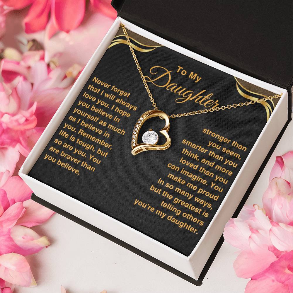 Daughter, You Make Me Proud - Forever Love Necklace (D22)