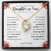 Thumbnail for For Daughter-In-Law On Mother's Day - Forever Love Necklace