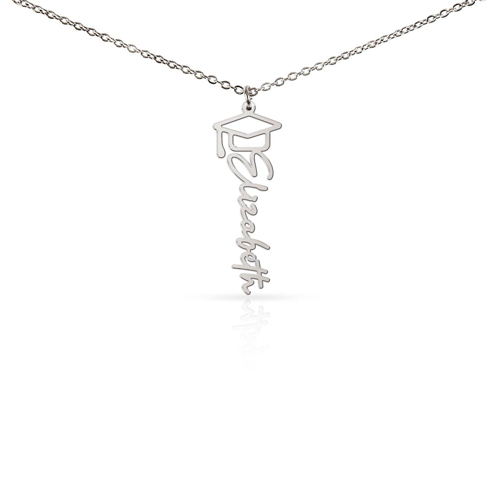 To My Granddaughter, Graduation Day - Name Necklace (GD118)
