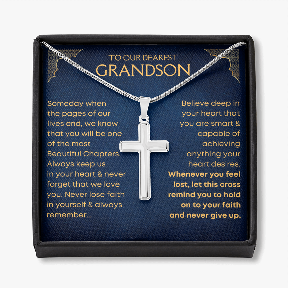 To Our Grandson - Cross Necklace (GS71-A)