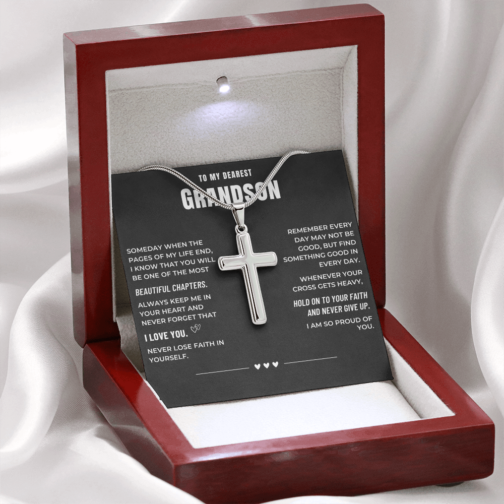 Grandson, My Beautiful Chapter - Cross Necklace (GS102)
