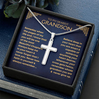 Thumbnail for [ALMOST SOLD OUT] Grandson, Never Lose Faith - Cross Necklace