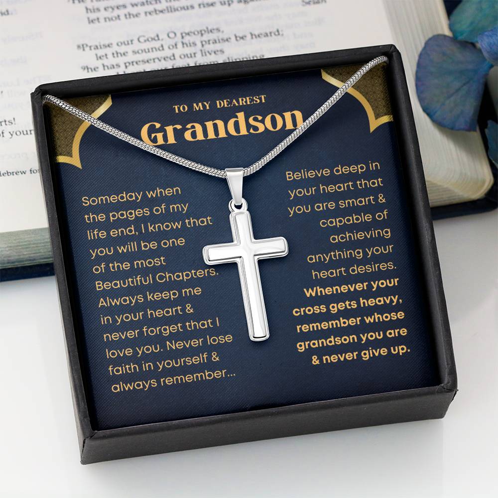 [ALMOST SOLD OUT!] Grandson, Never Lose Faith - Cross Necklace (GS41)