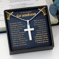 Thumbnail for [ALMOST SOLD OUT!] Grandson, Never Lose Faith - Cross Necklace (GS41)