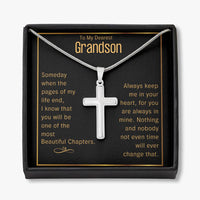 Thumbnail for To My Grandson, Most Beautiful Chapters - Cross Necklace