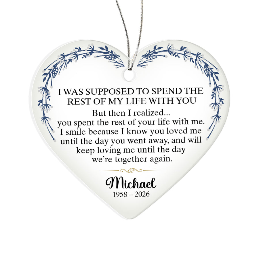 Memorial Ornament For Husband