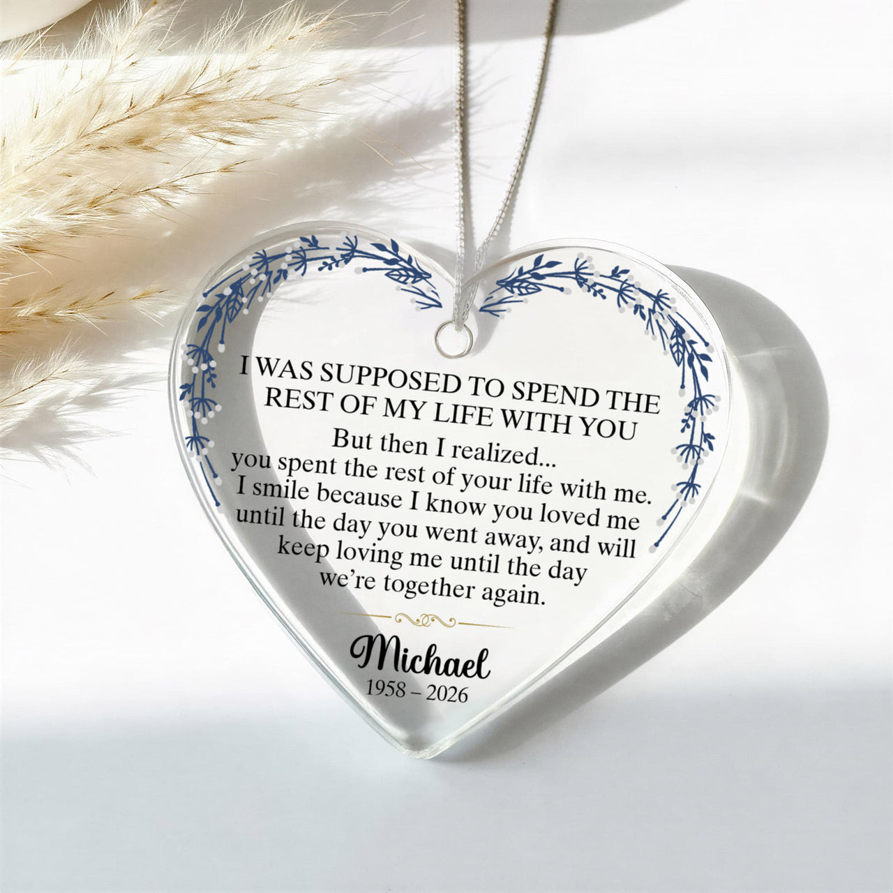 Memorial Ornament For Husband