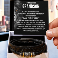 Thumbnail for Grandson, Believe In Yourself - Bracelet
