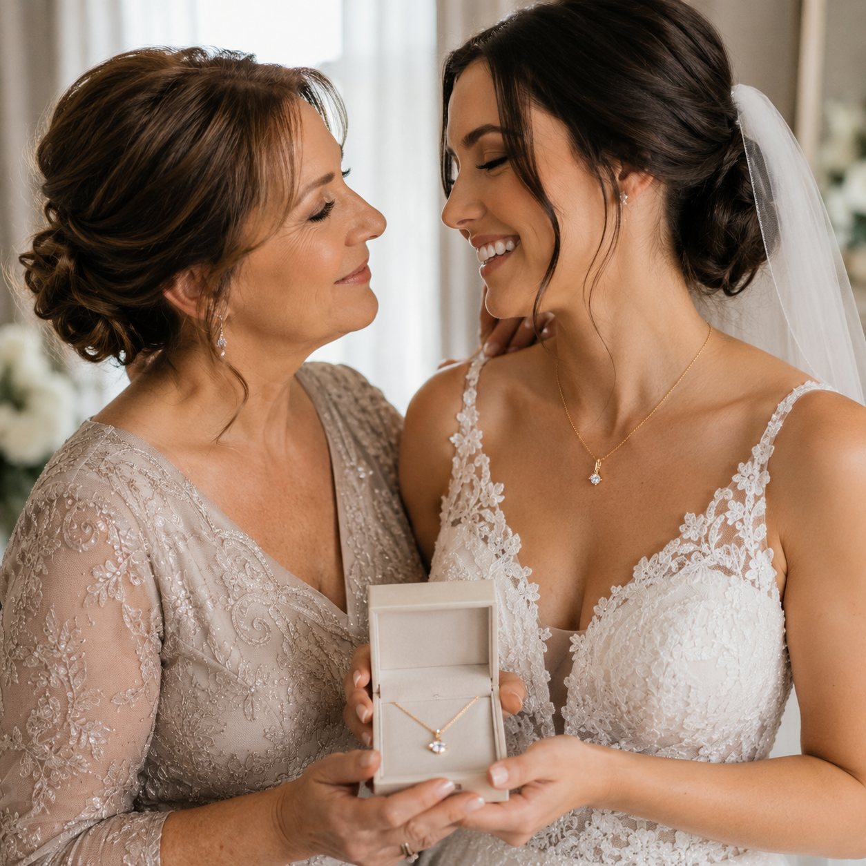 To My Daughter On Your Wedding Day – Forever Your Anchor Gold Necklace (D36)