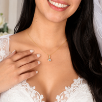 Thumbnail for To My Daughter On Your Wedding Day – Forever Your Anchor Gold Necklace (D36)