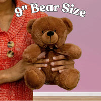 Thumbnail for To My Wife, Heartfelt Embrace - Teddy Bear W/ Canvas Message Card (W17)