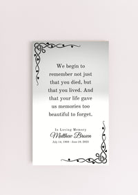 Thumbnail for In Loving Memory - Personalized Wall Sign (MDF01)