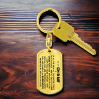 Thumbnail for To My Son-In-Law - Luxury Dog Tag Keychain