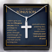 Thumbnail for Bonus Son, Life Gave Me You - Cross Necklace