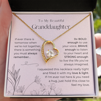 Thumbnail for To My Granddaughter, Always Remember This - Forever Love Necklace