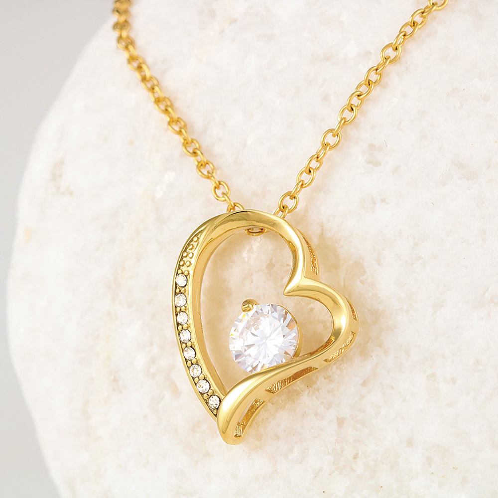 To My Mother-In-Law, I'm Lucky To Have You - Forever Love Necklace