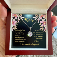 Thumbnail for To My Mom, You Are My World - Eternal Necklace