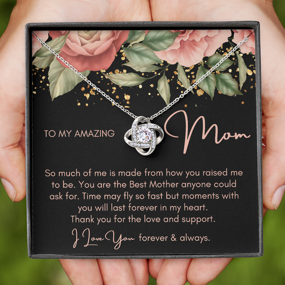 To My Amazing Mom - Love Knot Necklace