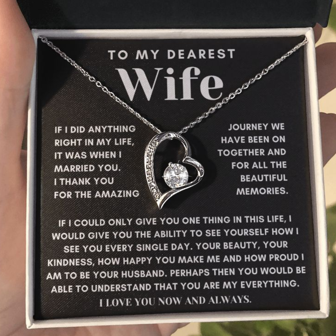 To My Wife, You Are My Everything - Forever Love Necklace
