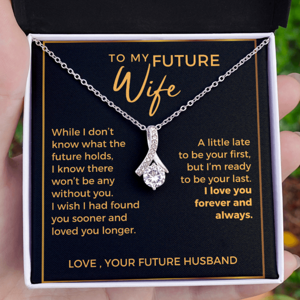 Future Wife, No Future Without You - Alluring Necklace