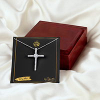 Thumbnail for CZ Cross Necklace