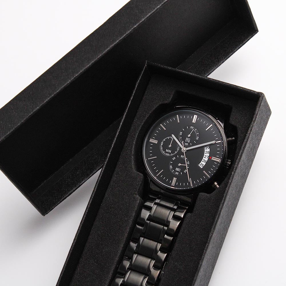 To My Man, I'm Proud To Be Yours - Chronograph Wrist Watch