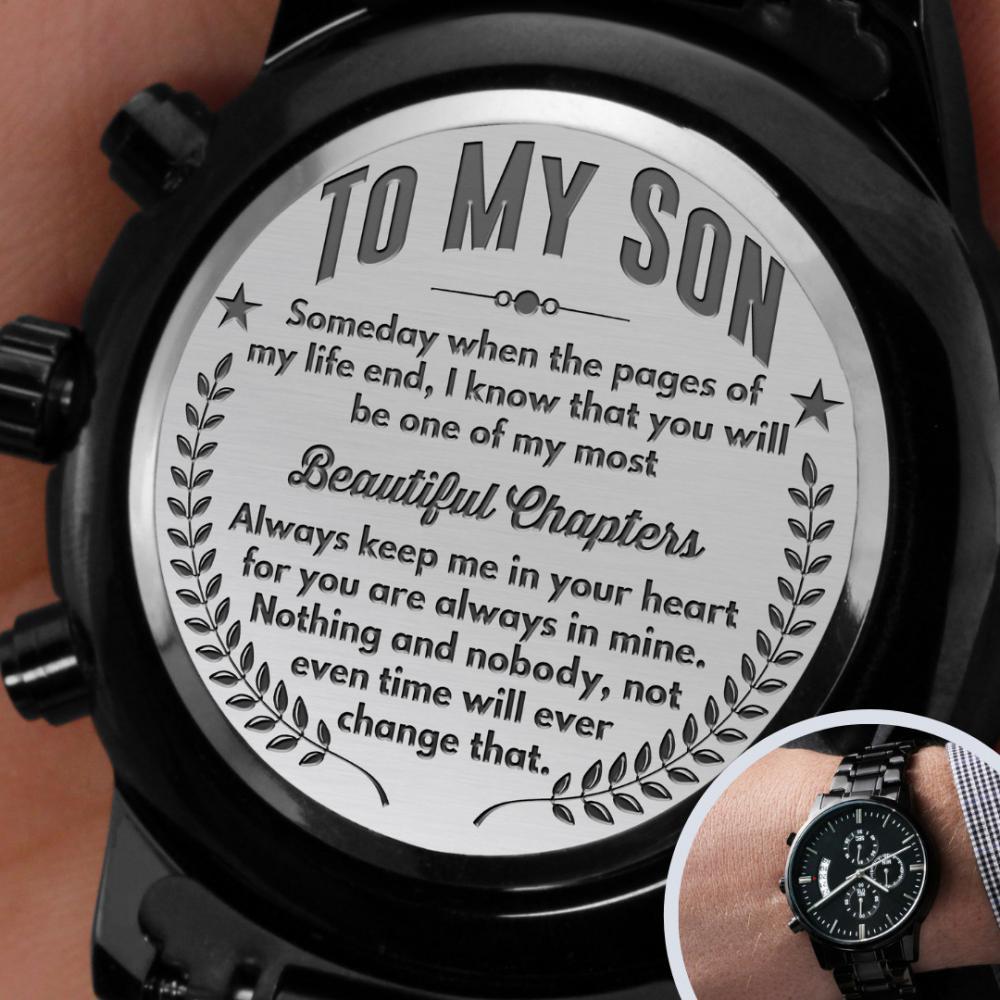 To My Son, Most Beautiful Chapters - Chronograph Wrist Watch
