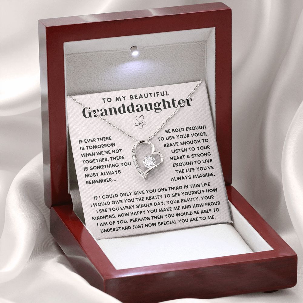 Granddaughter, You Are Special To Me - Forever Love Necklace