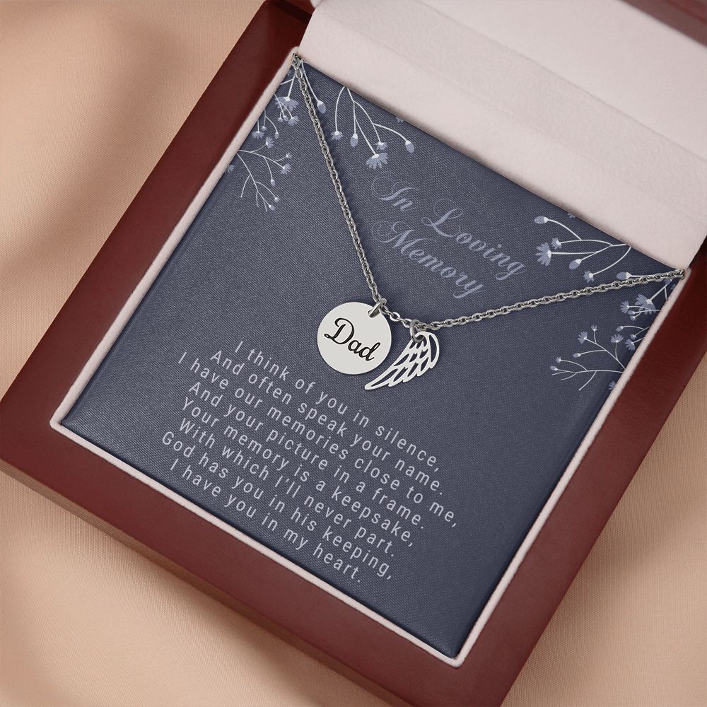 Loss Of Dad - Remembrance Necklace