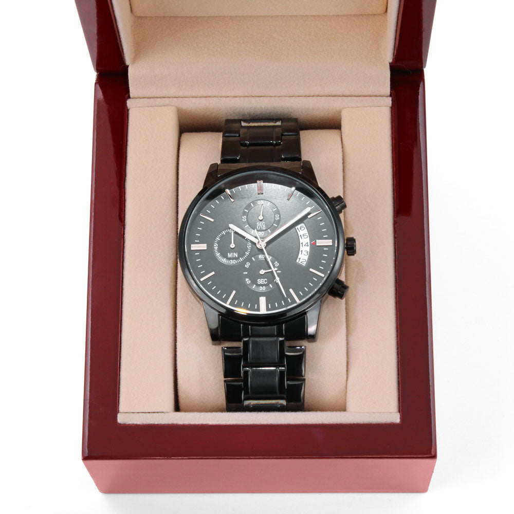 To My Man, I'm Proud To Be Yours - Chronograph Wrist Watch