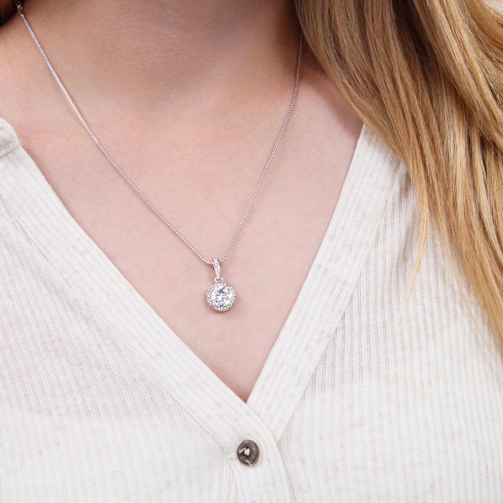 To My Girlfriend, I Found My Missing Piece - Eternal Love Necklace