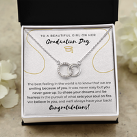 Thumbnail for To The Graduate, Chase Your Dreams - Infinity Circle Necklace