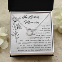 Thumbnail for In Loving Memory - Infinity Circle Necklace