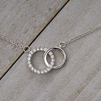 Thumbnail for To My Granddaughter, Always Remember This - Infinity Circle Necklace