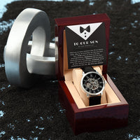 Thumbnail for To Our Son On Your Wedding Day - Men's Openwork Watch