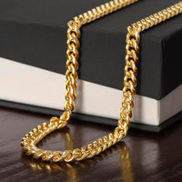 Thumbnail for To My Husband, I Always Wanted You - Cuban Link Chain