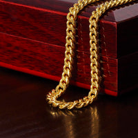Thumbnail for To My Husband, Always Remember - Cuban Link Chain