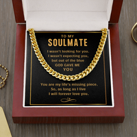 Thumbnail for To My Soulmate, God Gave Me You - Cuban Link Chain