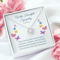 Thumbnail for With Heartfelt Sympathy - Love Knot Necklace