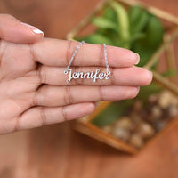 Thumbnail for Best Friend, I Can Count On You - Personalized Name Necklace